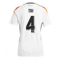 Maglie da calcio Germania Jonathan Tah #4 Prima Maglia Femminile Europei 2024 Manica Corta